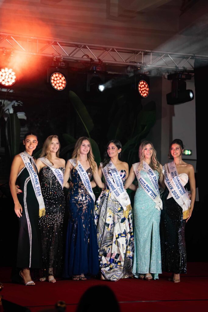 Une partie de la promotion de Miss Aquitaine 2026,
